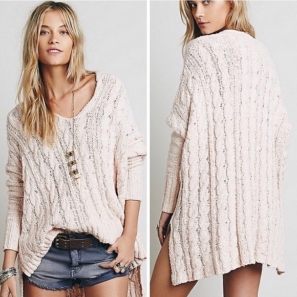 Free People Sweaters - Free People easy cable knit sweater